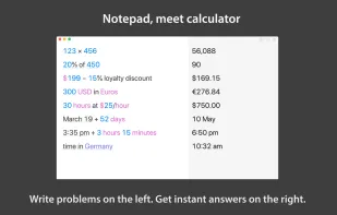 Soulver screenshot 1