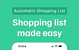 Shopping list made easy.