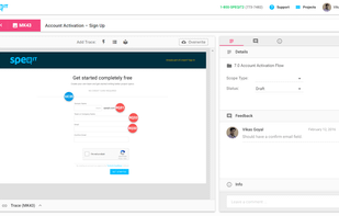 SPEQit Artifact zone - Mockups