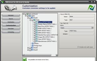 DBConvert for Excel and MySQL screenshot 2