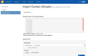 Newfies-Dialer screenshot 1