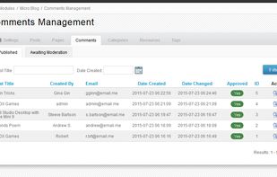 ApPHP MicroBlog screenshot 1