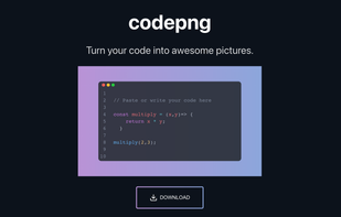 Codepng app