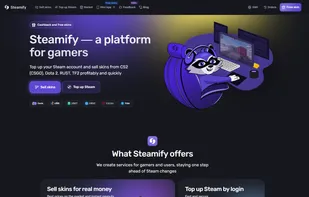 Steamify.io screenshot 1