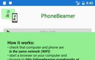 PhoneBeamer screenshot 1