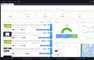 Realtime visitors dashboard