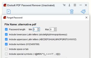 Enolsoft PDF Password Remover screenshot 1