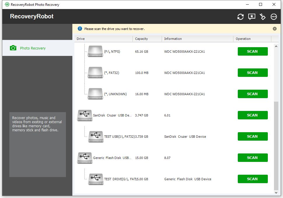 RecoveryRobot Photo Recovery Alternatives 25+ Photo Recovery Tools