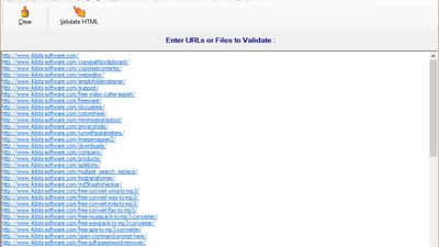 Batch HTML Validator screenshot 1