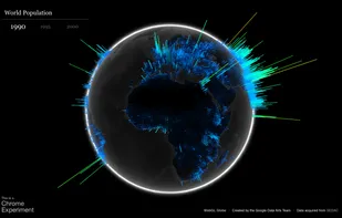 WebGL Globe screenshot 1