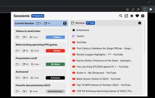 Sessionic screenshot 1