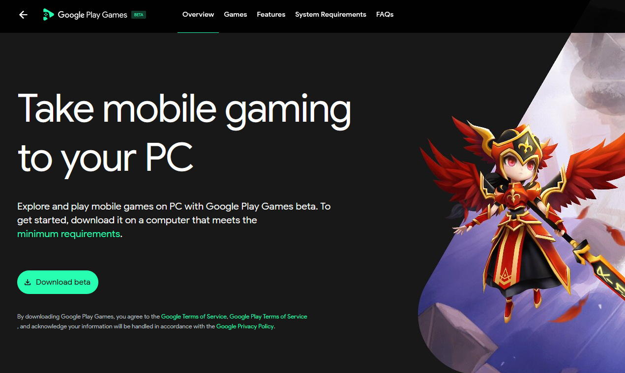 How to use Google Play Games on PC.