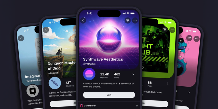 Digg is back in business as a new Reddit-style alternative community platform image