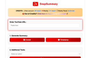 SnapSummary screenshot 1