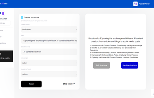 Post BrAIner screenshot 3