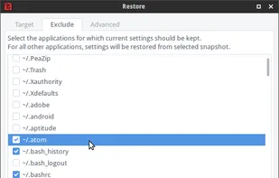 TimeShift screenshot 2