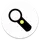 Flash to Torch - A magnifier with flashlight icon