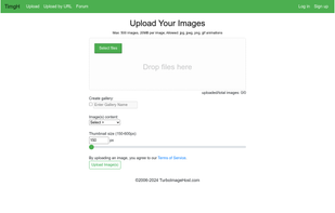 Turbo Image Host screenshot 1