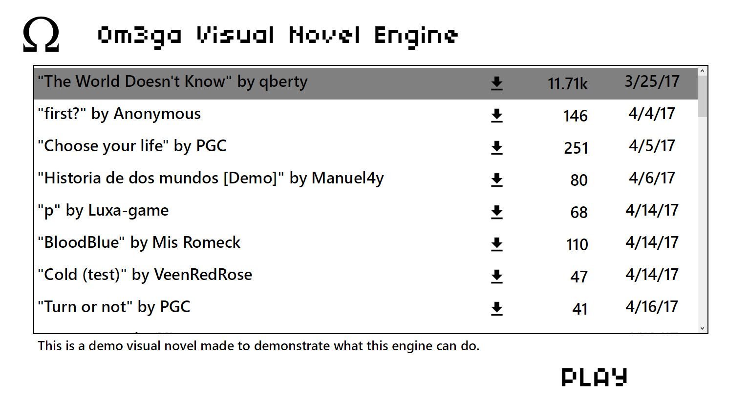 Tuesday JS visual novel engine no Steam