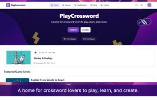 A home for crossword lovers to play, learn, and create.