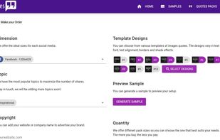 Create order page