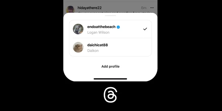Meta's Threads app introduces easy account-switching feature for multiple profiles image