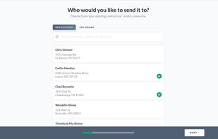 Choosing Recipients