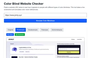 Color Blind Website Checker