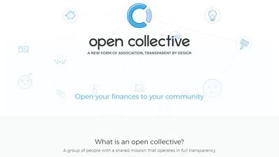 Open Collective screenshot 1