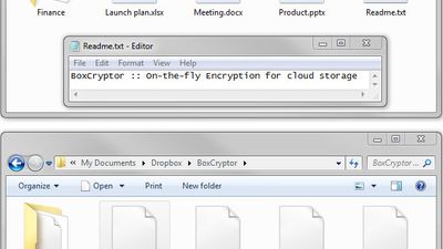 Encrypted files on Windows