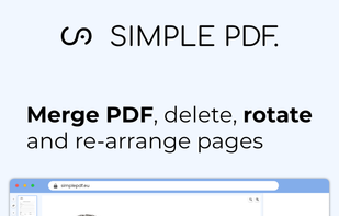 Merge PDF files, delete, rotate and re-arrange pages
