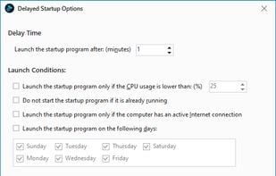 Delayed Startup