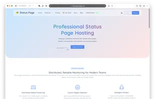 Hosted Status Page screenshot 1