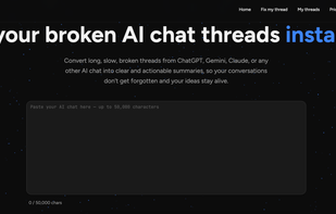 Hero section in homepage, with live demo
