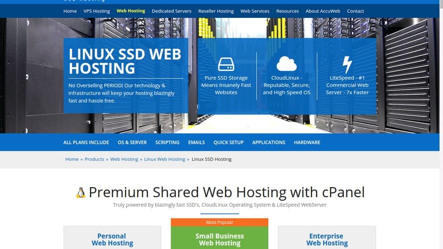 AccuWebHosting.com: AccuWeb Hosting is a leading US based web host, providing an affordable ...