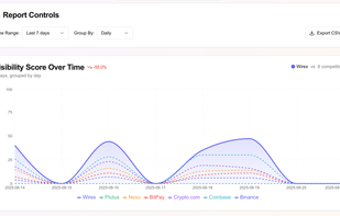 Visibility Score Over Time