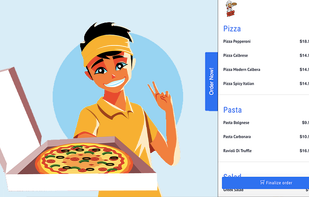 The Ord ordering widget can be integrated if an order-receiving website already exists.