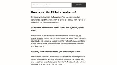 TikTokD screenshot 1