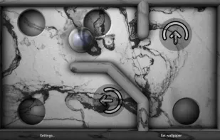 Marble Maze Wallpaper Game screenshot 1