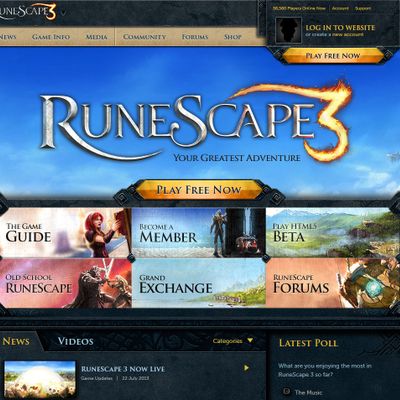 Runescape 3, Software