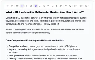 Full built-in editor to make final touches to your articles before publishing them