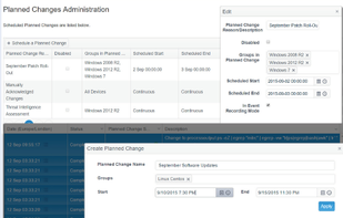 Planned Changes Administration