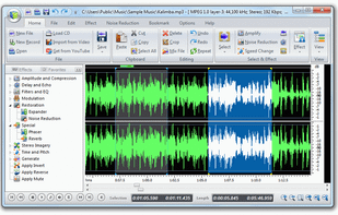 Free Audio Editor screenshot 1