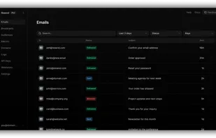 Resend.com screenshot 1