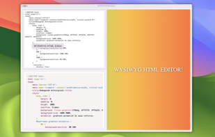 In the right pane you can interact with your code as if it is running as an app or within a browser.