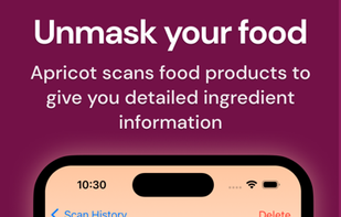 Apricot - Food Ingredient Scan screenshot 1