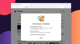 Firefox 146 adds Wayland fractional scaling, Windows 10 backups, and EU weather widget image