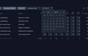 Track time, log hours and populate timesheets within one project management system. Timesheets can be auto-filled with last week’s tasks for fast, easy time tracking.