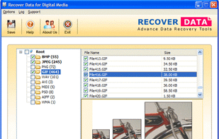 Recover Data for Digital Media screenshot 1