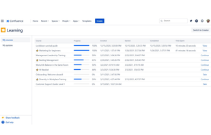 izi - LMS for Confluence screenshot 1